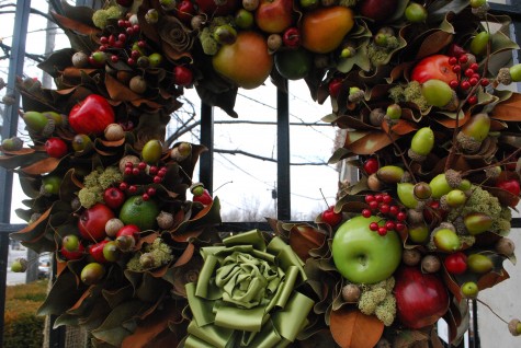 Image result for mis season wreath using apples