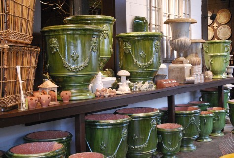 French terracotta pots