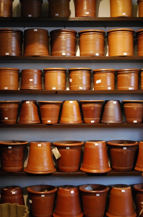 English salt glazed pots