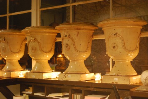 glazed French pots