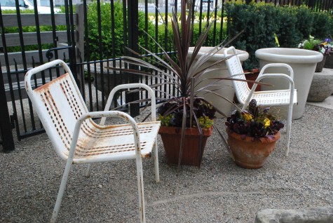 mid century garden chairs