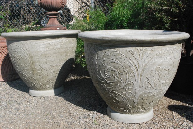 American made concrete pots