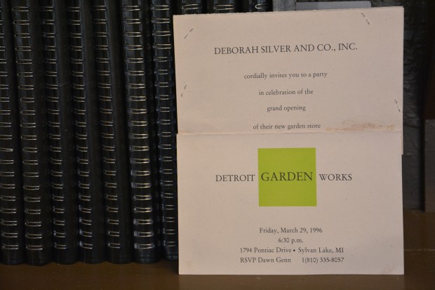 Detroit Garden Works opening 1996